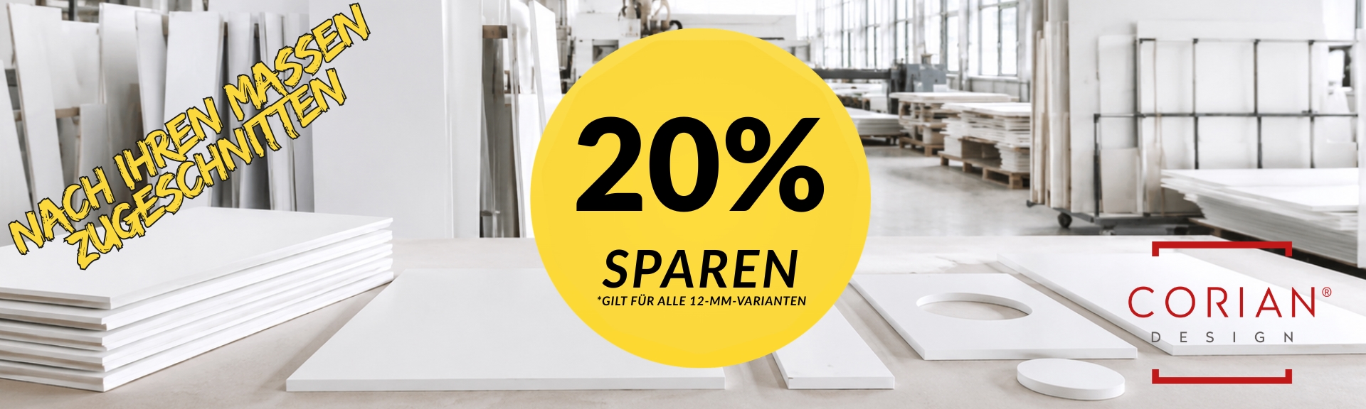 Corian bordplader