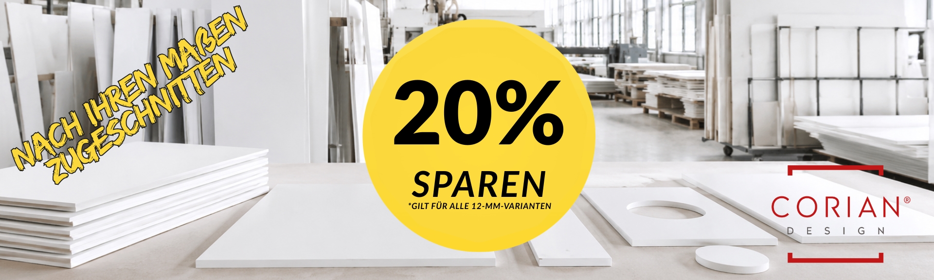 Corian bordplader