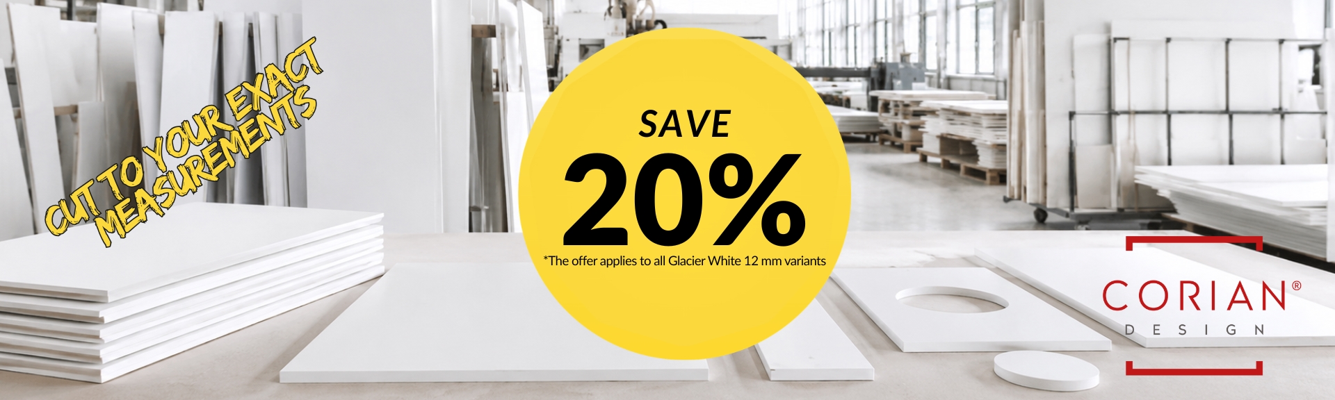 Corian bordplader